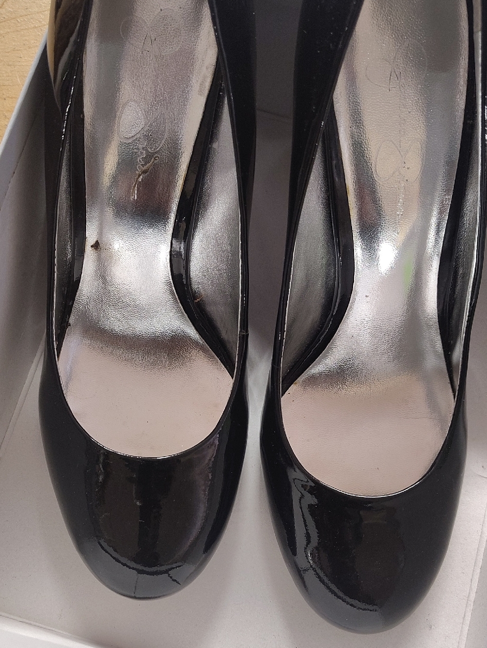 Jessica Simpson Classic Black Patent High Heel Pumps